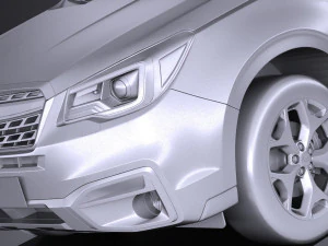 Subaru Forester 2017 3D Model