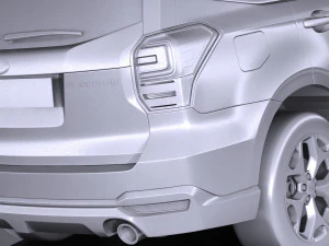 Subaru Forester 2017 3D Model