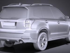 Subaru Forester 2017 3D Model