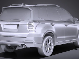 Subaru Forester 2017 3D Model