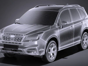 Subaru Forester 2017 3D Model