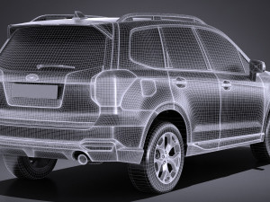 Subaru Forester 2017 3D Model