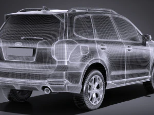 Subaru Forester 2017 3D Model
