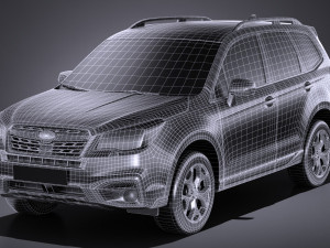 Subaru Forester 2017 3D Model