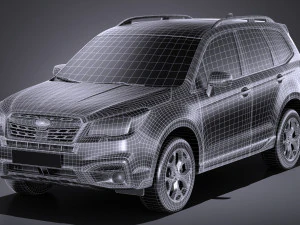 Subaru Forester 2017 3D Model