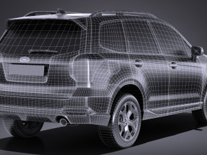 Subaru Forester 2017 3D Model