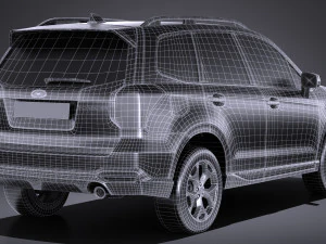 Subaru Forester 2017 3D Model