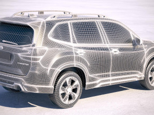 Subaru Forester 2019 3D 模型