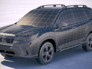 Subaru Forester 2019 3D 模型
