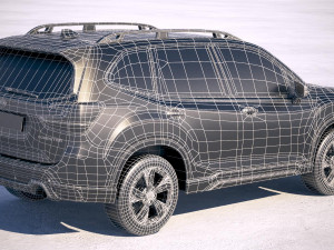Subaru Forester 2019 3D 模型