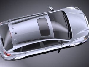 Subaru Impreza 5-door 2013 vray Modello 3D
