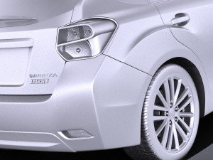 Subaru Impreza 5-door 2013 vray Modello 3D