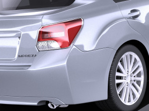 Subaru Impreza 2013 Sedan vray 3D 模型