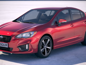 Subaru Impreza 2017 3D 模型