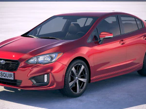 Subaru Impreza 2017 Model 3D