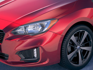 Subaru Impreza 2017 3D Model