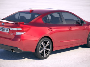 Subaru Impreza 2017 3D Model