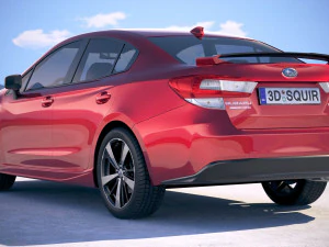 Subaru Impreza 2017 3D Model