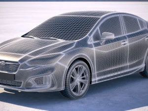 Subaru Impreza 2017 3D Model
