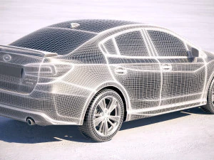 Subaru Impreza 2017 3D Model