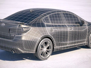 Subaru Impreza 2017 3D Model