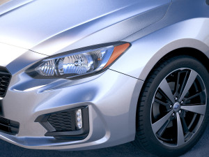 Subaru Impreza Estate 2017 3D Model