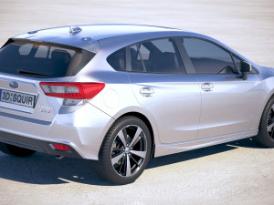 Subaru Impreza Estate 2017 3D Model