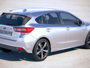 Subaru Impreza Estate 2017 3D Model