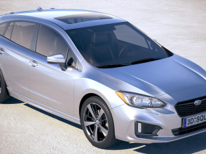 Subaru Impreza Estate 2017 3D Model