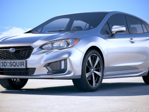 Subaru Impreza Estate 2017 3D Model