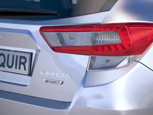 Subaru Impreza Estate 2017 3D Model