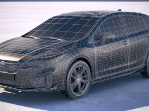 Subaru Impreza Estate 2017 3D Model