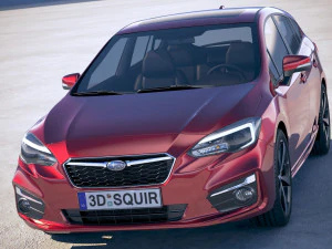 Subaru Impreza Estate EU 2018 3D Model