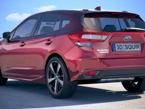 Subaru Impreza Estate EU 2018 Model 3D