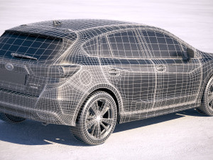 Subaru Impreza Estate EU 2018 Model 3D