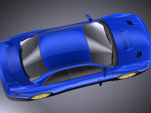 Subaru Impreza STI 22B 1993-2000 vray Modelo 3D