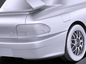 Subaru Impreza STI 22B 1993-2000 vray Modelo 3D