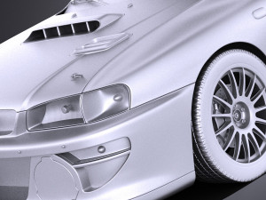 Subaru Impreza STI 22b WRC 1993-2000 vray Model 3D