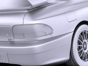 Subaru Impreza STI 22b WRC 1993-2000 vray Model 3D