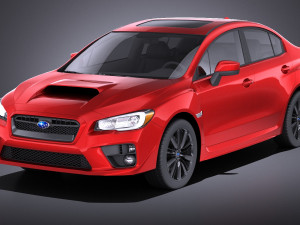 Subaru Impreza WRX 2017 vray 3D Model
