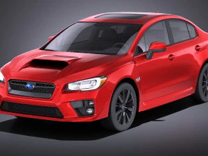 Subaru Impreza WRX 2017 vray Modello 3D