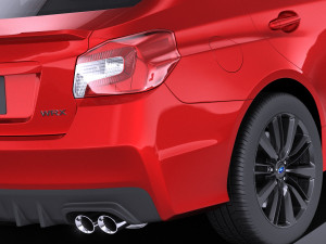 Subaru Impreza WRX 2017 vray 3D Model