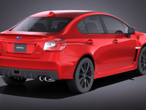 Subaru Impreza WRX 2017 vray 3D Model