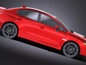 Subaru Impreza WRX 2017 vray 3D Model