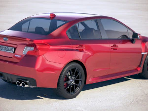 Subaru Impreza WRX 2018 3D Model
