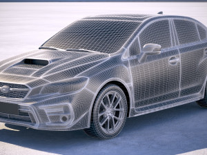 Subaru Impreza WRX 2018 Modello 3D