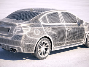 Subaru Impreza WRX 2018 Modello 3D