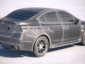 Subaru Impreza WRX 2018 Modello 3D