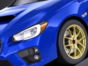 Subaru Impreza WRX STI 2015 vray 3D-Modell