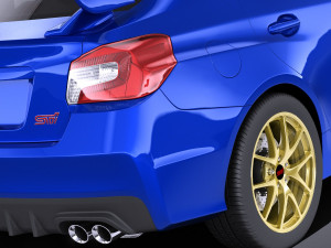 Subaru Impreza WRX STI 2015 vray 3D-Modell